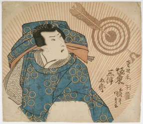 De acteur Bando Mitsugoro IV als Kan Shojo, Edo-periode, 1832